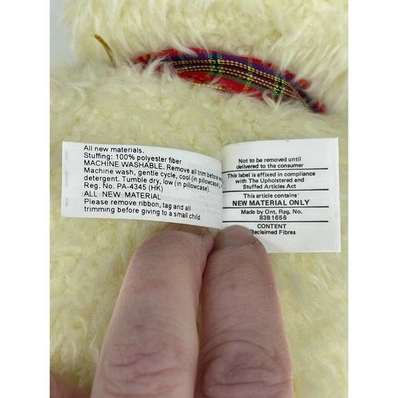 North American Bear Company 1990 Vintage Bear Named Pockets - Picture 13 of 14